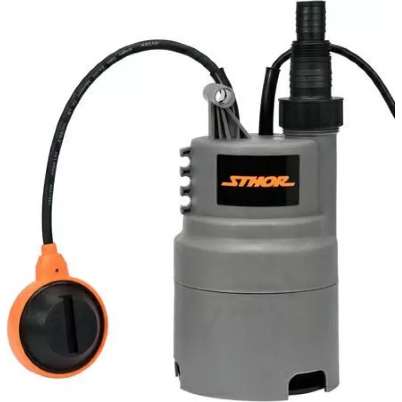 Bomba para águas sujas STHOR 400W 79781 - bomba submersível, 7500 L/h, altura de elevação 5m, interruptor de flutuação, cabo de 10m