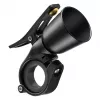 Campainha de bicicleta ROCKBROS 34210005001 Stealth de rotação - preta