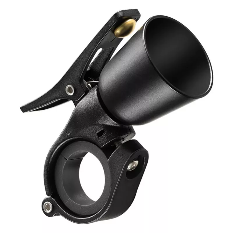 Campainha de bicicleta ROCKBROS 34210005001 Stealth de rotação - preta