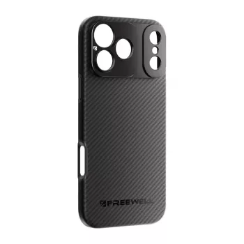Capa Freewell Sherpa Series para iPhone 17 Pro com suporte de objetiva de rosca de 17mm - preta