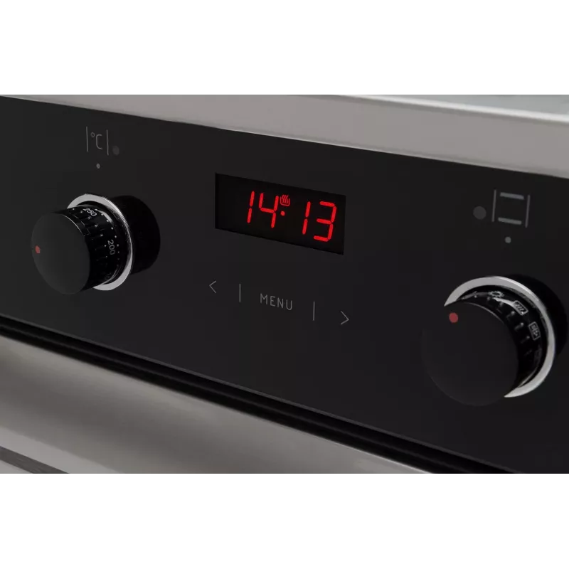Forno elétrico de encastrar Amica EB6521 FUSION 65L classe energética A preto/aço inoxidável