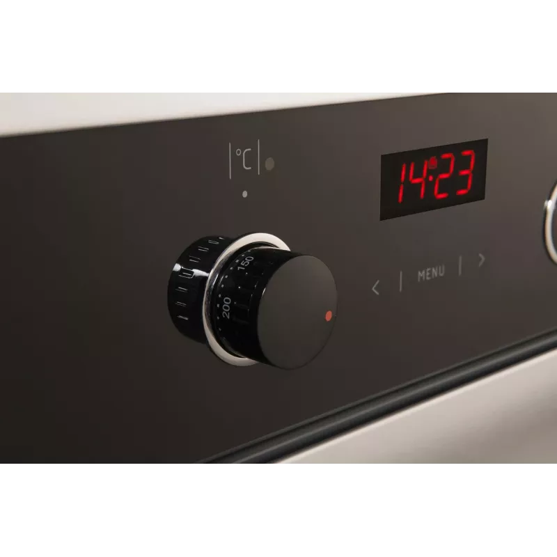 Forno elétrico de encastrar Amica EB6521 FUSION 65L classe energética A preto/aço inoxidável