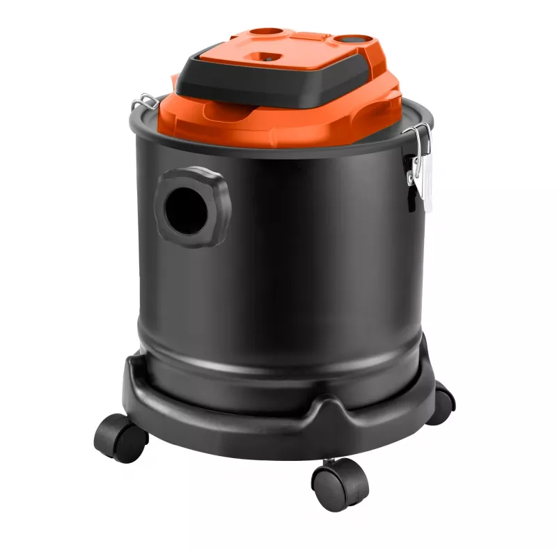 Aspirador industrial Extralink Powerlink 1200W 20L húmido e seco preto-laranja R-701