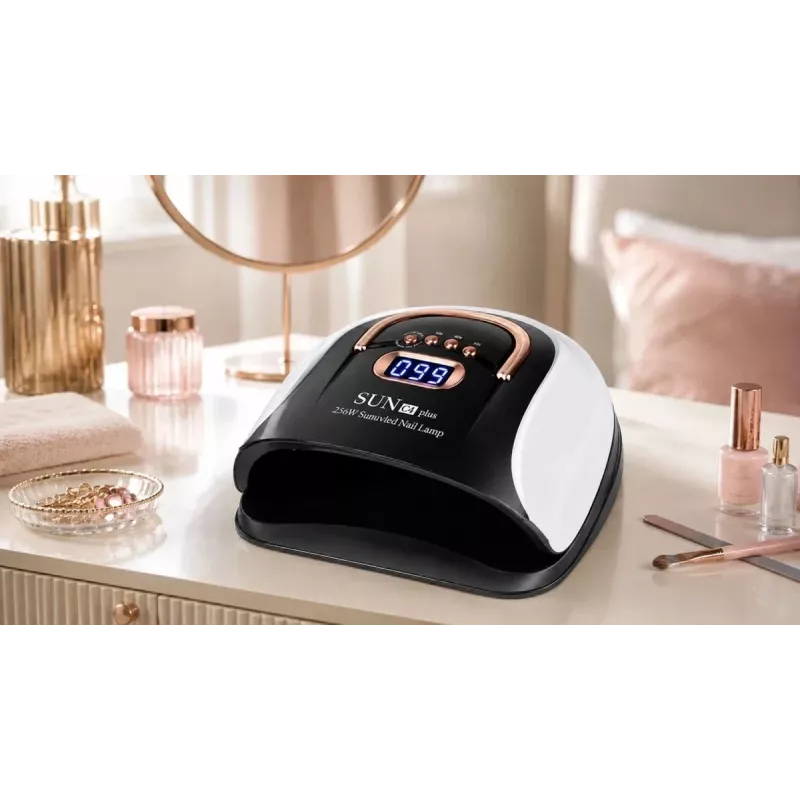 EXTRALINK Stay Beauty C4 lâmpada UV LED para unhas 256 W para géis híbridos