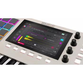 Estação de trabalho de produção musical autónoma AKAI MPC KEY 37 GEN2