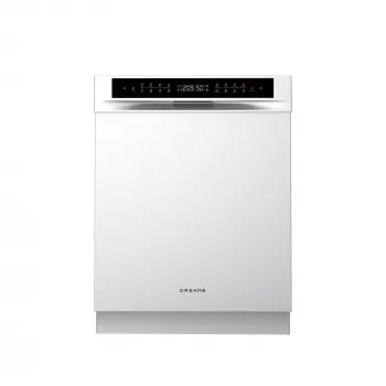 Máquina de lavar loiça de encastre Dreame DZ402 Pro DN15-DZ402PQWEU, 15 conjuntos de louça, Wi-Fi, abertura automática da porta, classe C