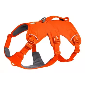Arnês de suporte multiusos para cães Ruffwear Web Master, Blaze Orange, tamanho M