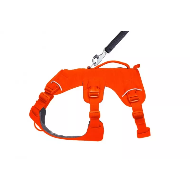 Arnês de suporte multiusos para cães Ruffwear Web Master, Blaze Orange, tamanho M