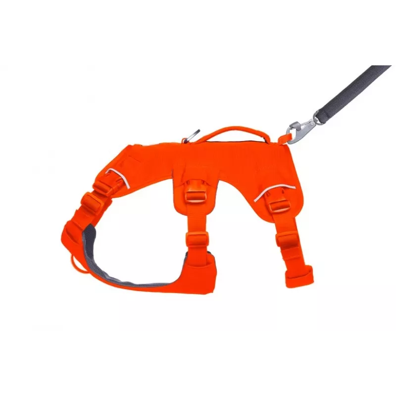Arnês de suporte multiusos para cães Ruffwear Web Master, Blaze Orange, tamanho M