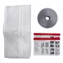 Conjunto de vedação de janela AIWA para aparelhos de ar condicionado móveis, perímetro 4 m, branco