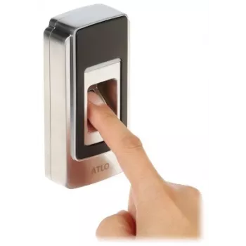 Leitor de impressões digitais ATLO-RFM-505 com terminal de controlo de acesso RFID e teclado