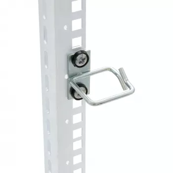 Suporte de gestão de cabos Triton RAX-D3-X44-X3, aço, preto, 40x40mm