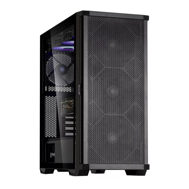 Caixa Zalman Z10 ATX Mid-Tower, preta, vidro temperado, 4 ventoinhas ARGB