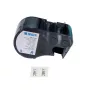 Marcador de cabos termorretrátil BRADY M4-17-595 PermaSleeve, 38,1 mm de largura, 10-4 AWG, preto sobre branco, rolo de 2,44 m