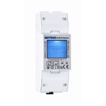Contador de energia monofásico Solplanet SDM230 com Modbus RTU, medição direta 100A, montagem em calha DIN