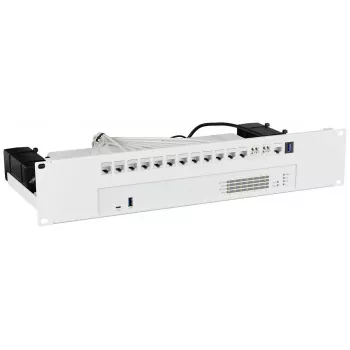 Conjunto de montagem em rack Rackmount IT 1U para Sophos XGS 87/107/116/126/136, Preto