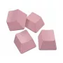 Razer PBT Keycap + Coiled Cable Upgrade Set, Doubleshot-PBT, cabo espiral USB-C para USB-A, Quartz Pink (RC21-01491000-R3M1)