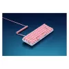 Razer PBT Keycap + Coiled Cable Upgrade Set, Doubleshot-PBT, cabo espiral USB-C para USB-A, Quartz Pink (RC21-01491000-R3M1)