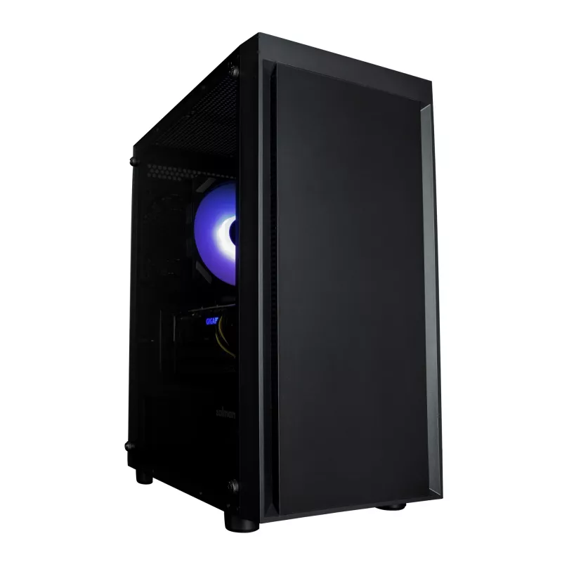 Zalman T3 PLUS caixa de PC mini-torre mATX, preto, janela acrílica, 2 ventoinhas