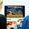 FIZZ CREATIONS Street Fighter II Duel consola retro arcade com 621 jogos, HDMI/AV, 2 comandos