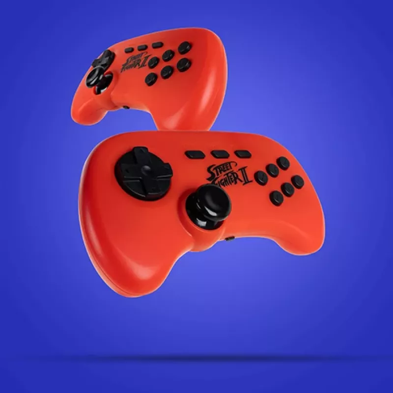 FIZZ CREATIONS Street Fighter II Duel consola retro arcade com 621 jogos, HDMI/AV, 2 comandos