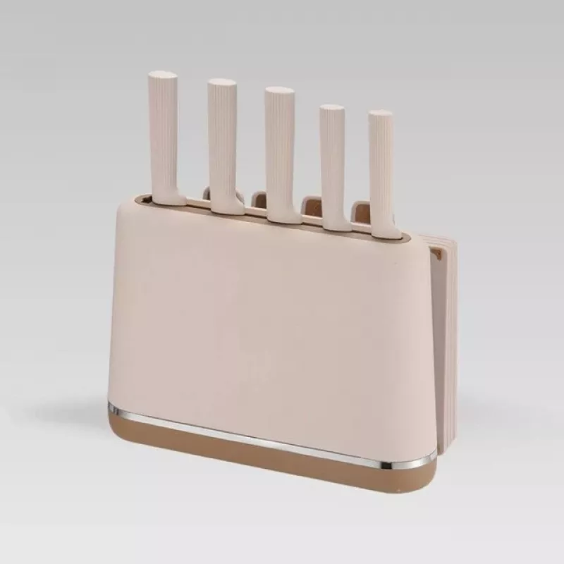 MEO MR-1412-BEIGE MAESTRO conjunto de faca e tábua de cortar