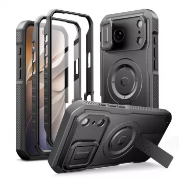 Capa TECH-PROTECT Kevlar MagSafe pack de 2 para iPhone 17 Pro Max / 18 Pro Max - preto