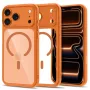 Capa Tech-Protect MagPeak MagSafe CC para iPhone 17 Pro Max / 18 Pro Max - Cosmic Orange/transparente