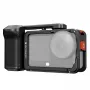 Gaiola para câmara com pega KF para DJI Osmo Action 6 / Action 5 / Action 4 / Action 3, liga de alumínio, preto, KF12.0036