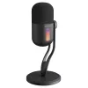 Rampage ARPEJ microfone de condensador gaming com braço articulado, RGB, preto