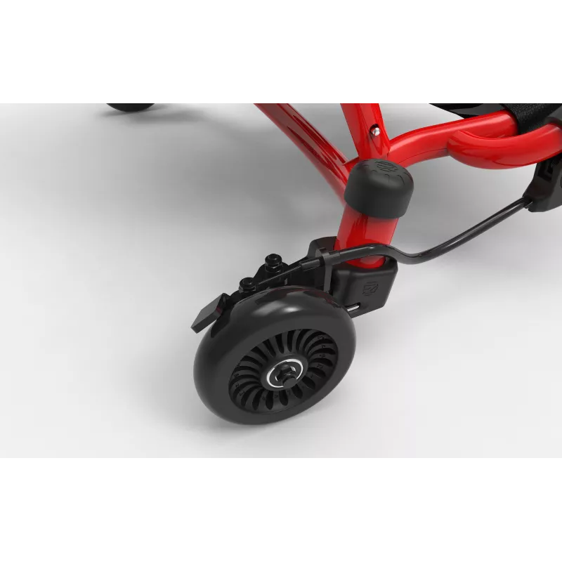 Kart de drift com propulsão a pés EzyRoller Drifter X para crianças a partir de 4-12+, vermelho