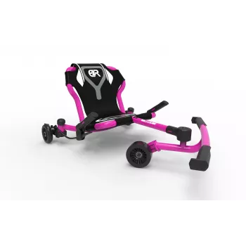 EzyRoller Drifter X kart de drift movido a pé, 4-12 anos, rosa