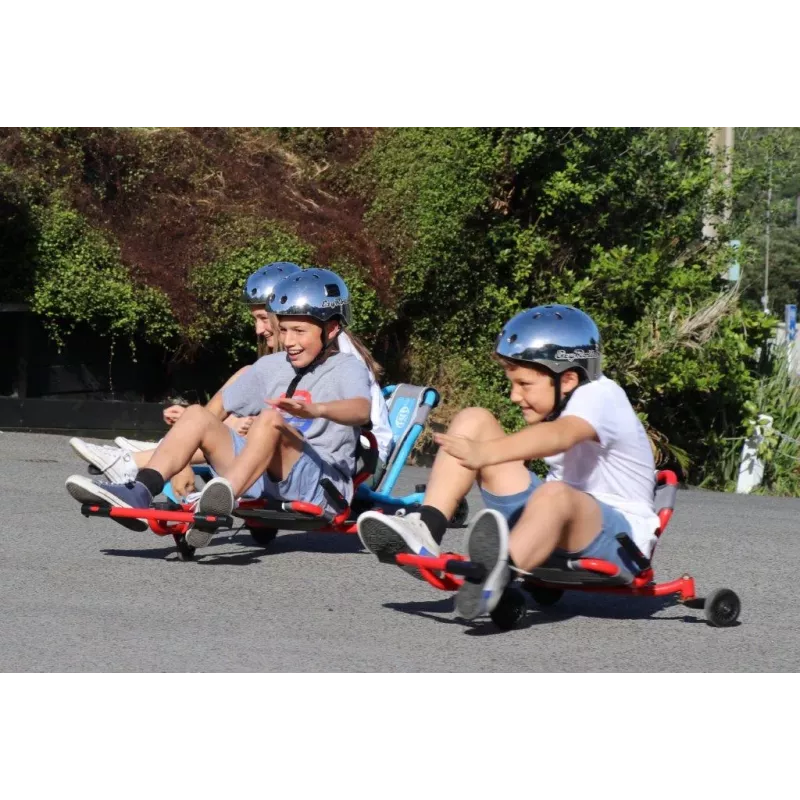 Kart de drift com propulsão a pés EzyRoller Drifter Pro X para crianças a partir de 10 anos - verde
