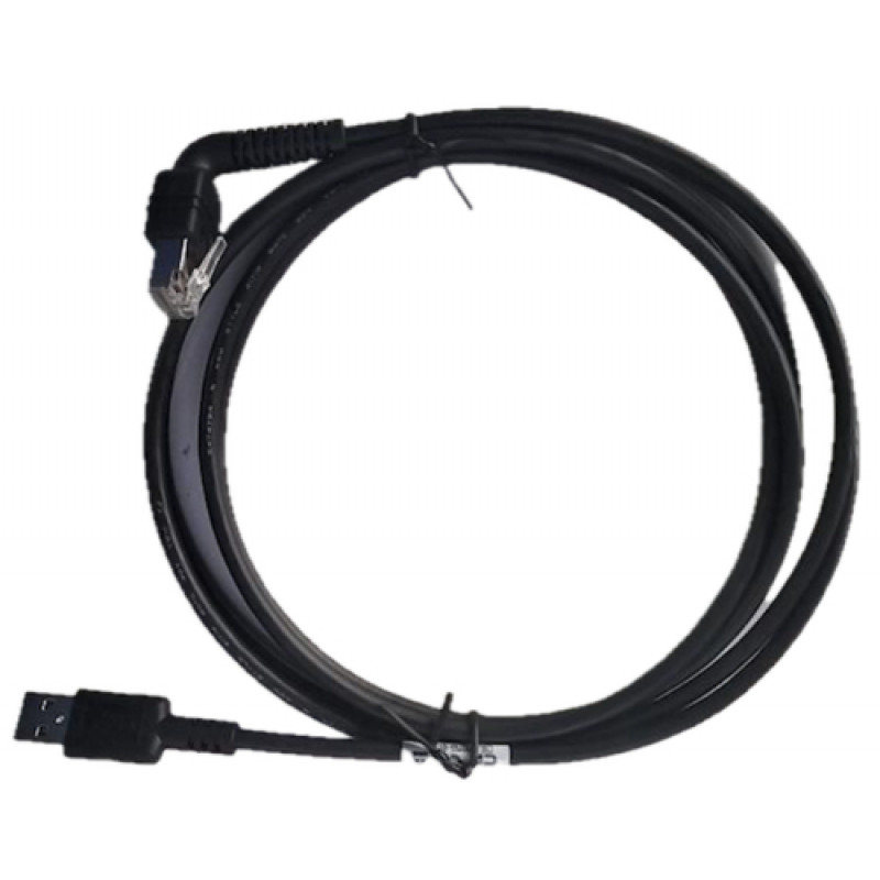 Cabo USB Zebra DS55 7 ft com ficha em ângulo reto