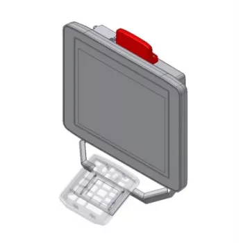 Conjunto de montagem para teclado pequeno/24 polegadas, frontal
