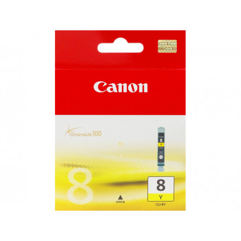 Canon CLI-8Y - 0623B006 - tinta amarela - para PIXMA iP3500, iP4500, iP5300, MP510, MP520, MP610, MP960, MP970, MX700, MX850, Pro9000