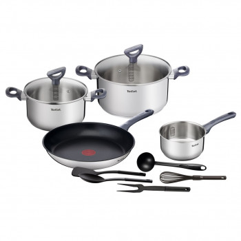 Conjunto de panelas e utensílios de cozinha 11 peças
