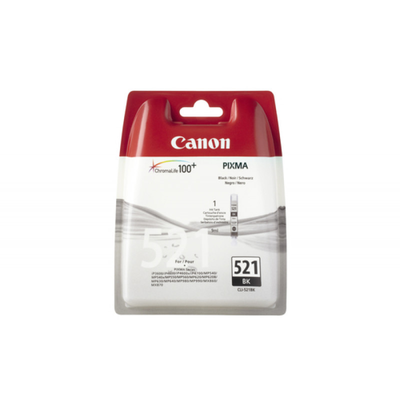 Canon CLI-521BK - preto - original - embalagem blister