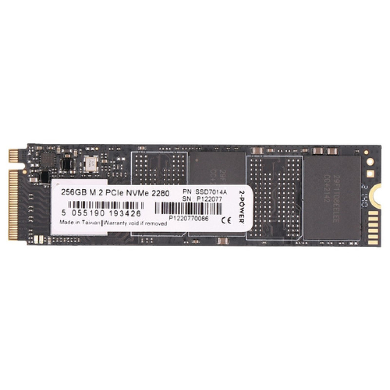 SSD 2-Power 256 GB M.2 2280 PCIe 3.0 x4 NVMe, interno (2P-02HM101)