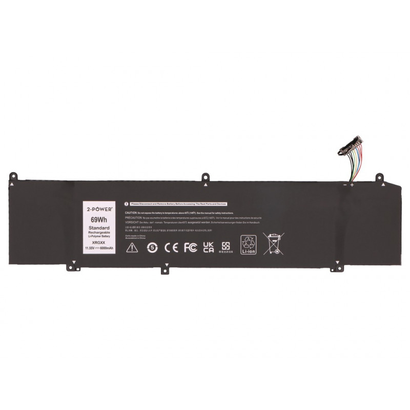 2-power Pack de bateria principal Dell Alienware M15 - Bateria - 69 mAh (2P-0XRGXX)