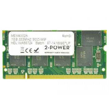 2-power 1GB PC2700 333MHz SODIMM - 1 GB - DDR (2P-A0743544)