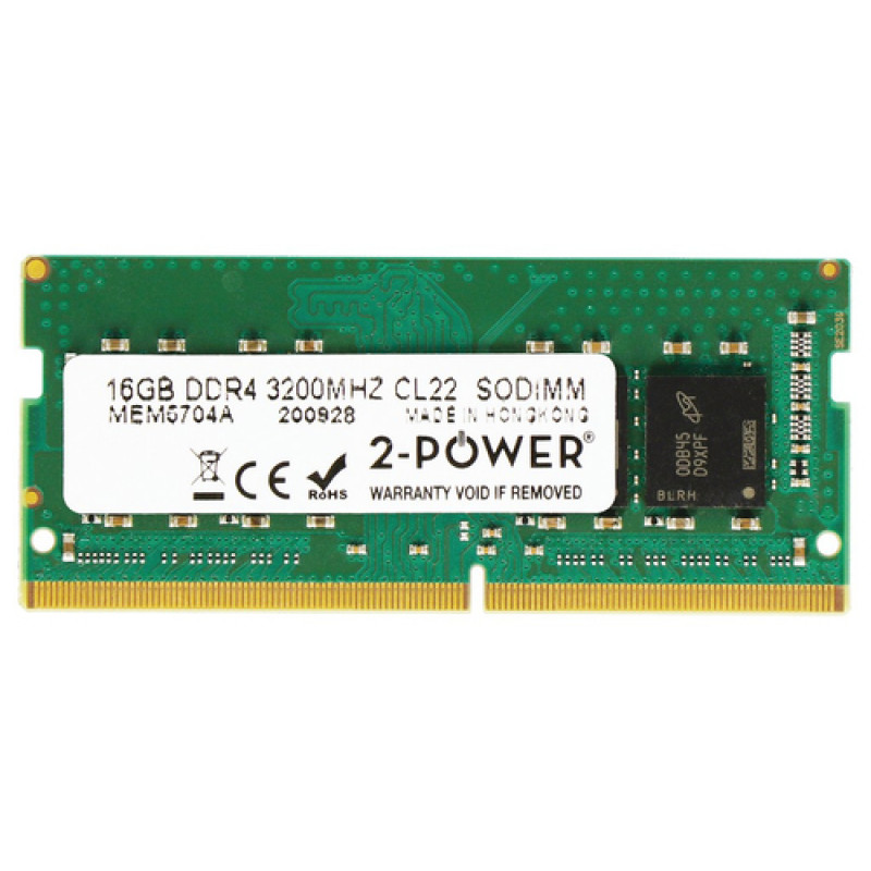 2-power 2P-5M30Z71707 - 16 GB - 1 x 16 GB - DDR4 - 3200 MHz