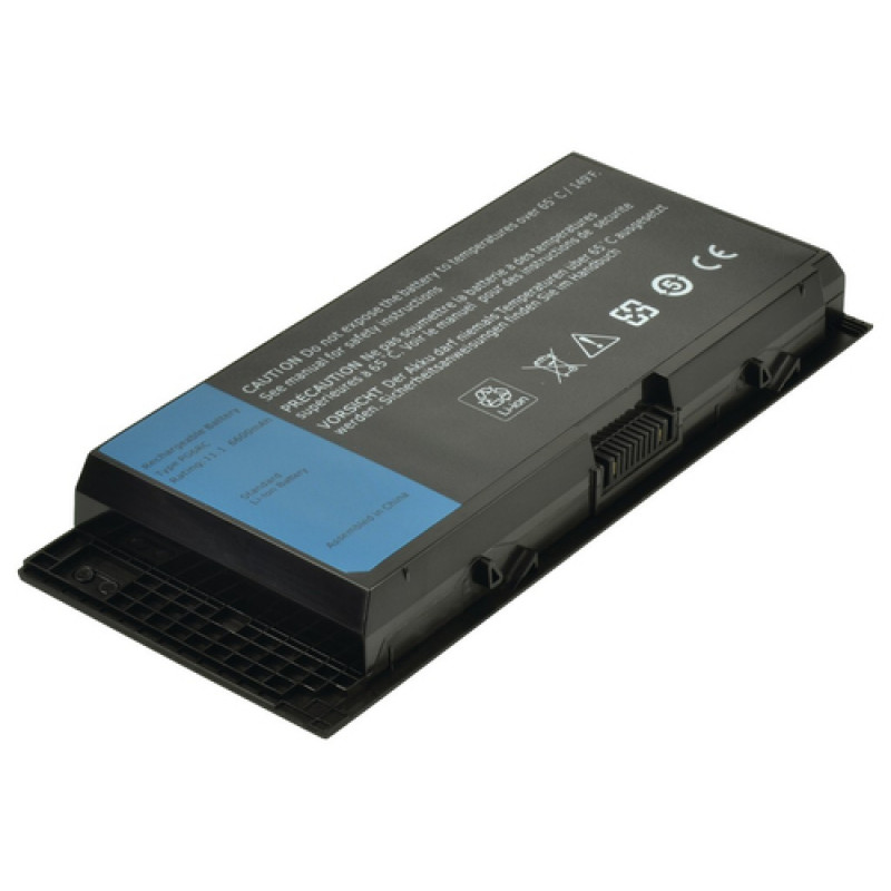 2-power Pack de bateria principal Dell Precision M4600 M6600 M6700 - Bateria - 5.200 mAh (2P-5V19F)