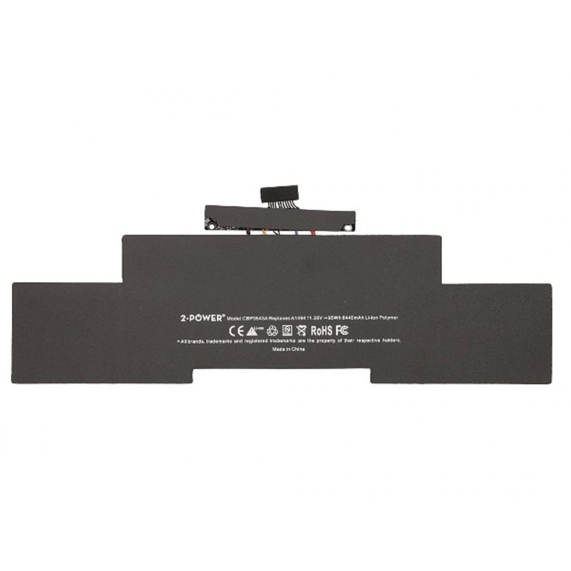 2-power 2P-A1494 - Bateria - Apple MacBook Pro 15 A1398 Late 2013 (EMC2674 - EMC2745) - Mid 2014 (EMC 2876 - EMC2861)