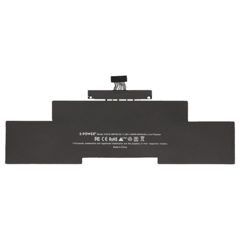 2-power 2P-A1618 - Bateria - Apple MacBook Pro 15 A1398 Mid 2015 (EMC2909 - EMC2910)