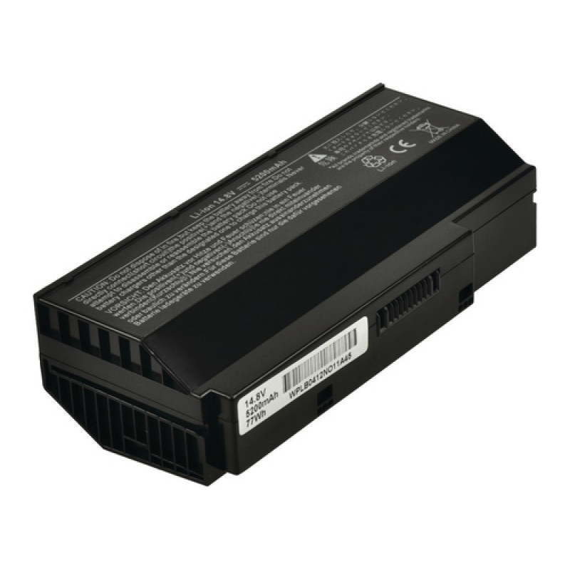 2-Power Bateria principal Asus G73 - bateria - 5 200 mAh (2P-A42-G73)