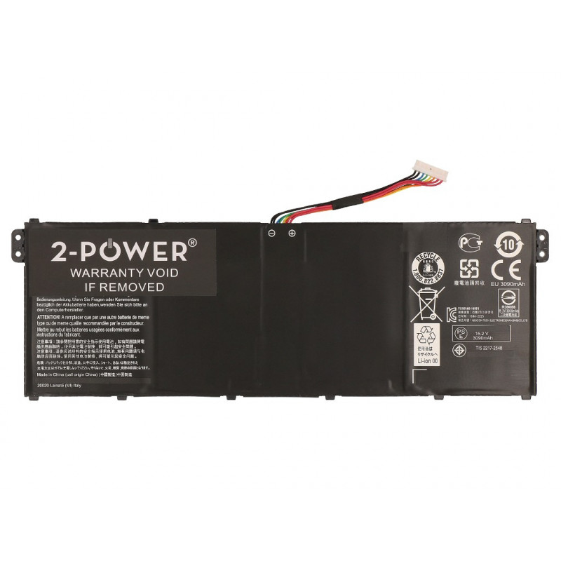 2-power 2P-AC14B7K - Bateria - Bateria 48 mAh 15,2 V