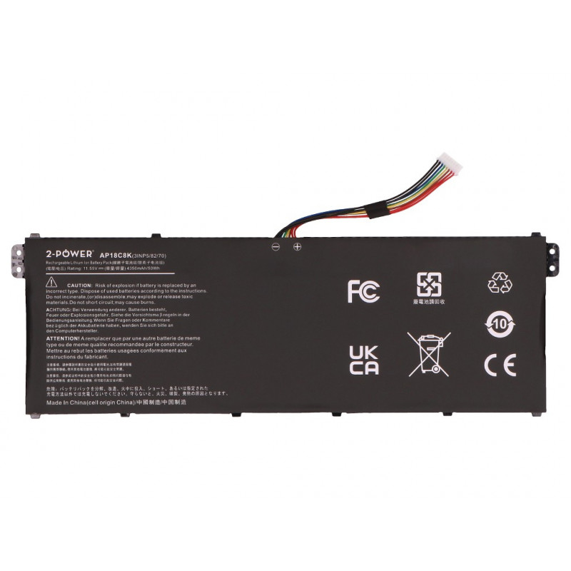 2-power Bateria principal - Bateria - 50 mAh (2P-AP18C8K)