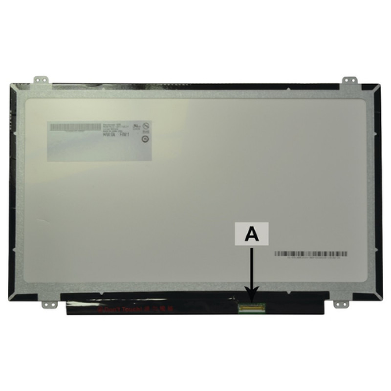 2-power 14.0 1366x768 HD brilhante com suportes (2P-B140XTN03.4)