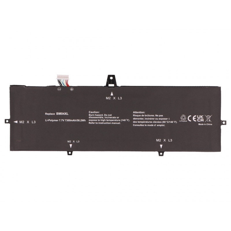 2-power bateria principal HP EliteBook X360 1030 G3 G4 - bateria - 56 mAh